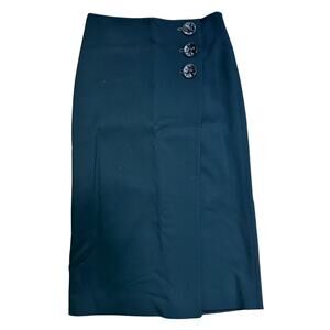 Dana Buchman Navy Pencil Skirt